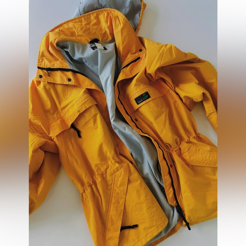 Vintage La Cordée Orange Shell Anorak Jacket